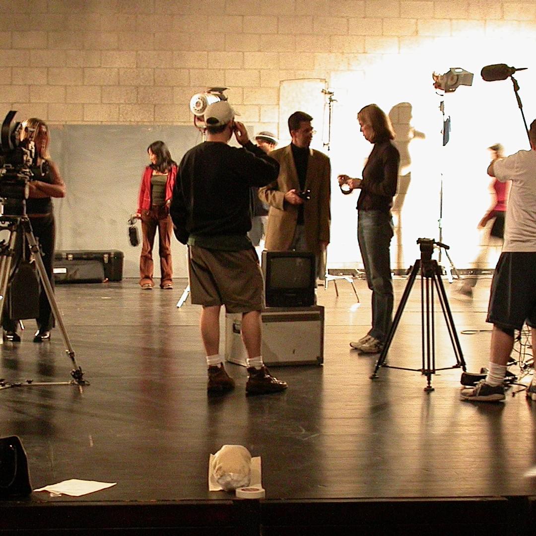 Carl Strecker directing on the set of Take 24 Carl Strecker directing on the set of Take 24