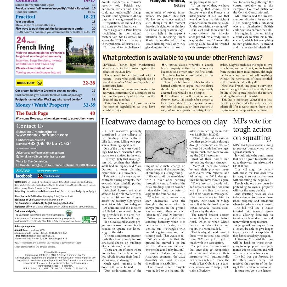 The Connexion Janvier 2023 The Connexion Janvier 2023