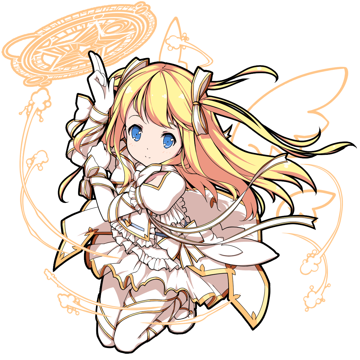 デフォルメイラスト「白天使」 デフォルメイラスト「白天使」