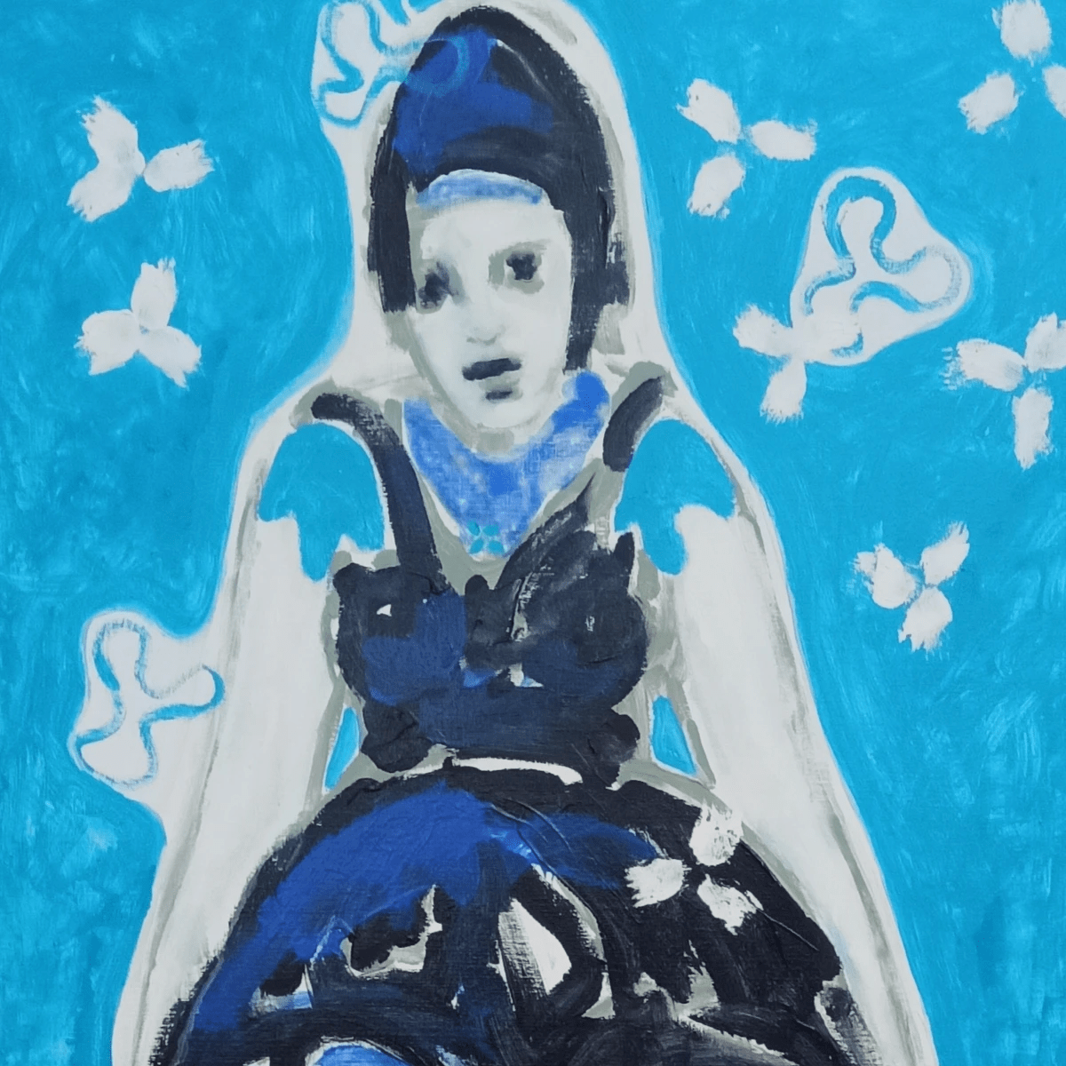 Vrouw in het blauw Vrouw in het blauw