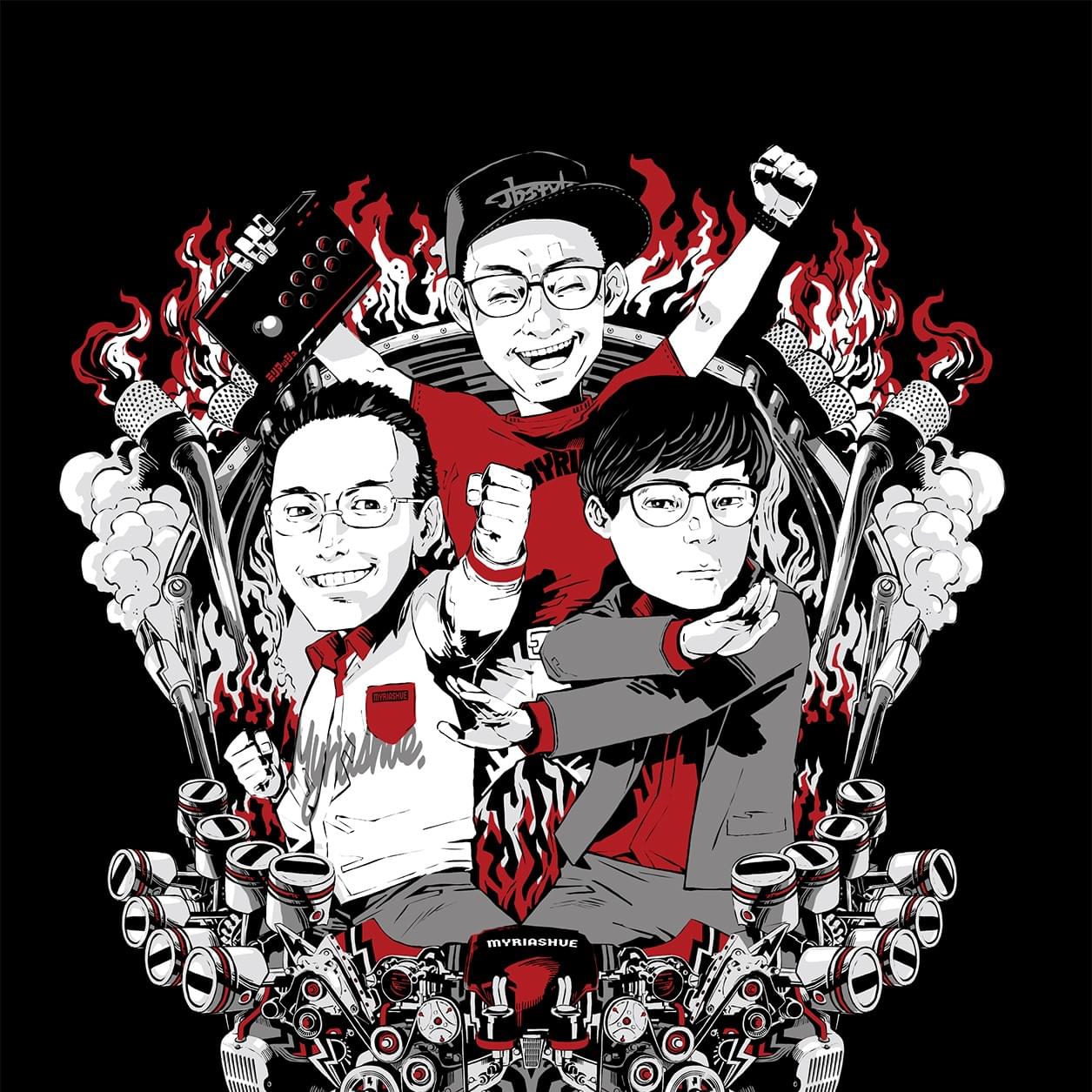 似顔絵イラスト『我ら!ミリアッシュ!!』 似顔絵イラスト『我ら!ミリアッシュ!!』