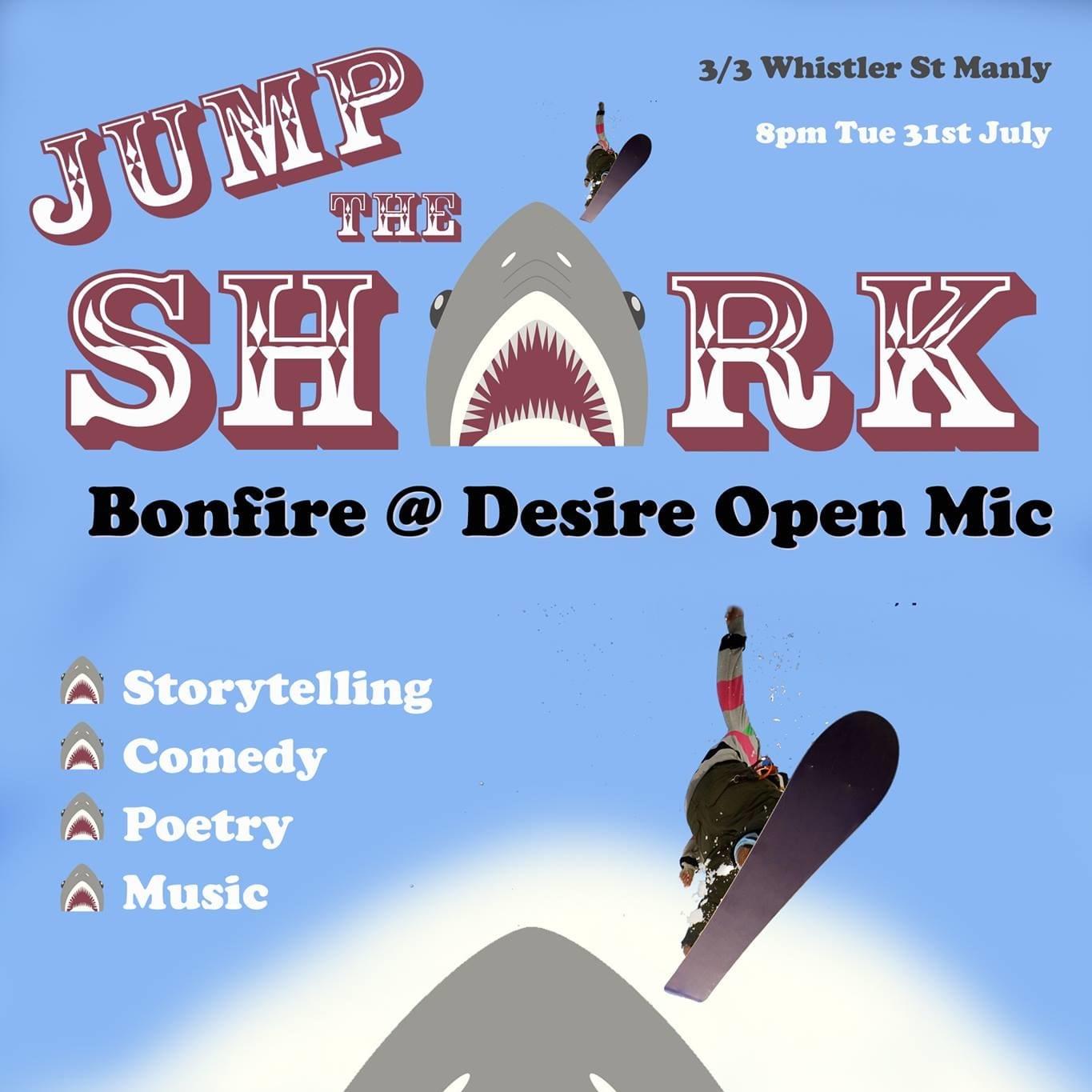 2018 July Bonfire Open Mic nigh 2018 July Bonfire Open Mic nigh