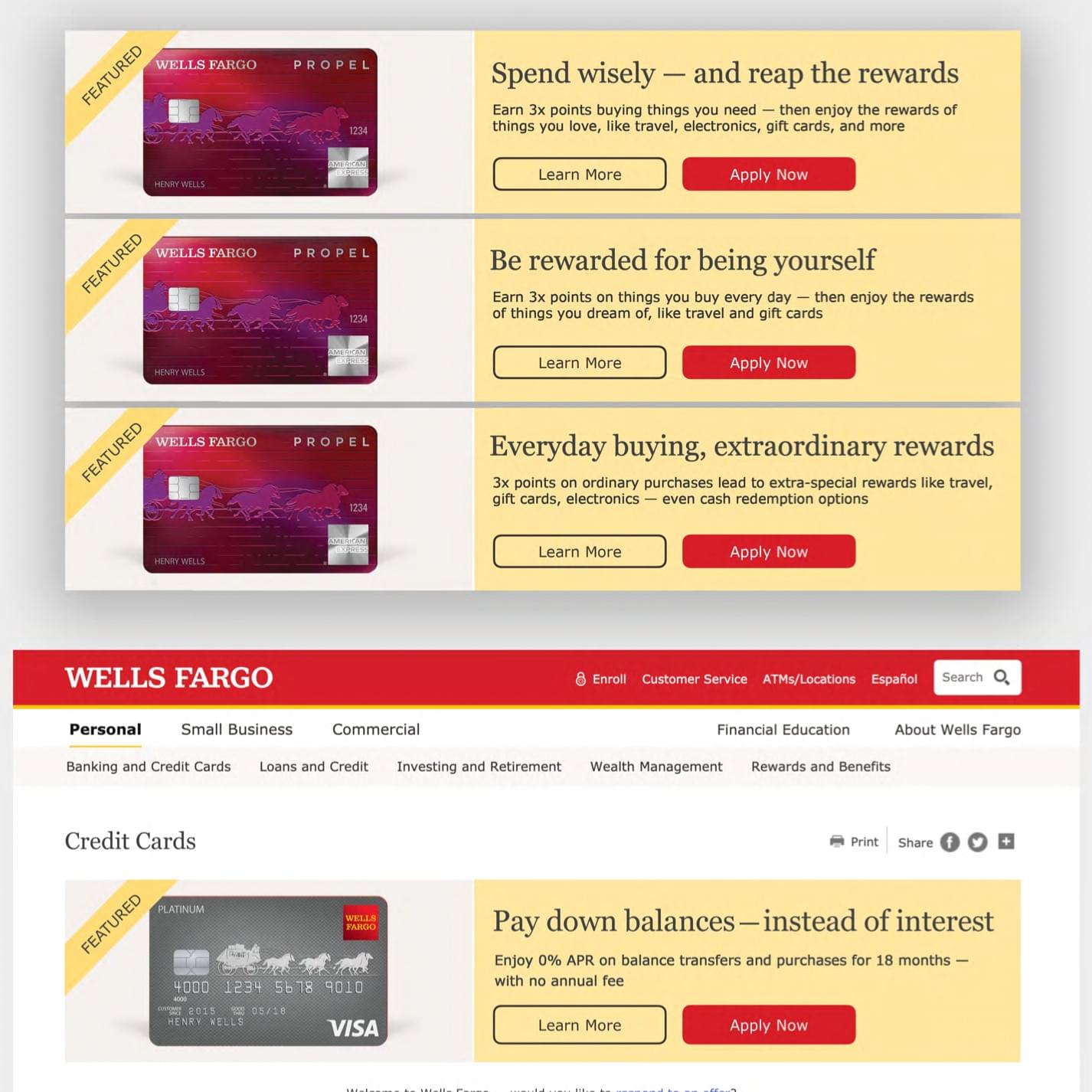 Wells Fargo Credit Card Shopping Optimization Wells Fargo Credit Card Shopping Optimization
