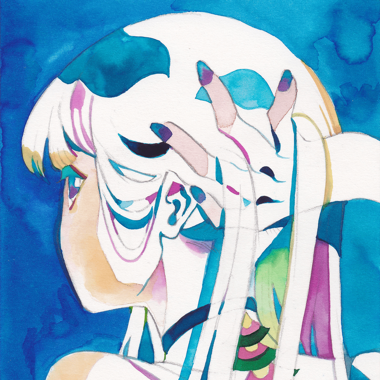 アナログイラスト『B』by maruco 様 アナログイラスト『B』by maruco 様
