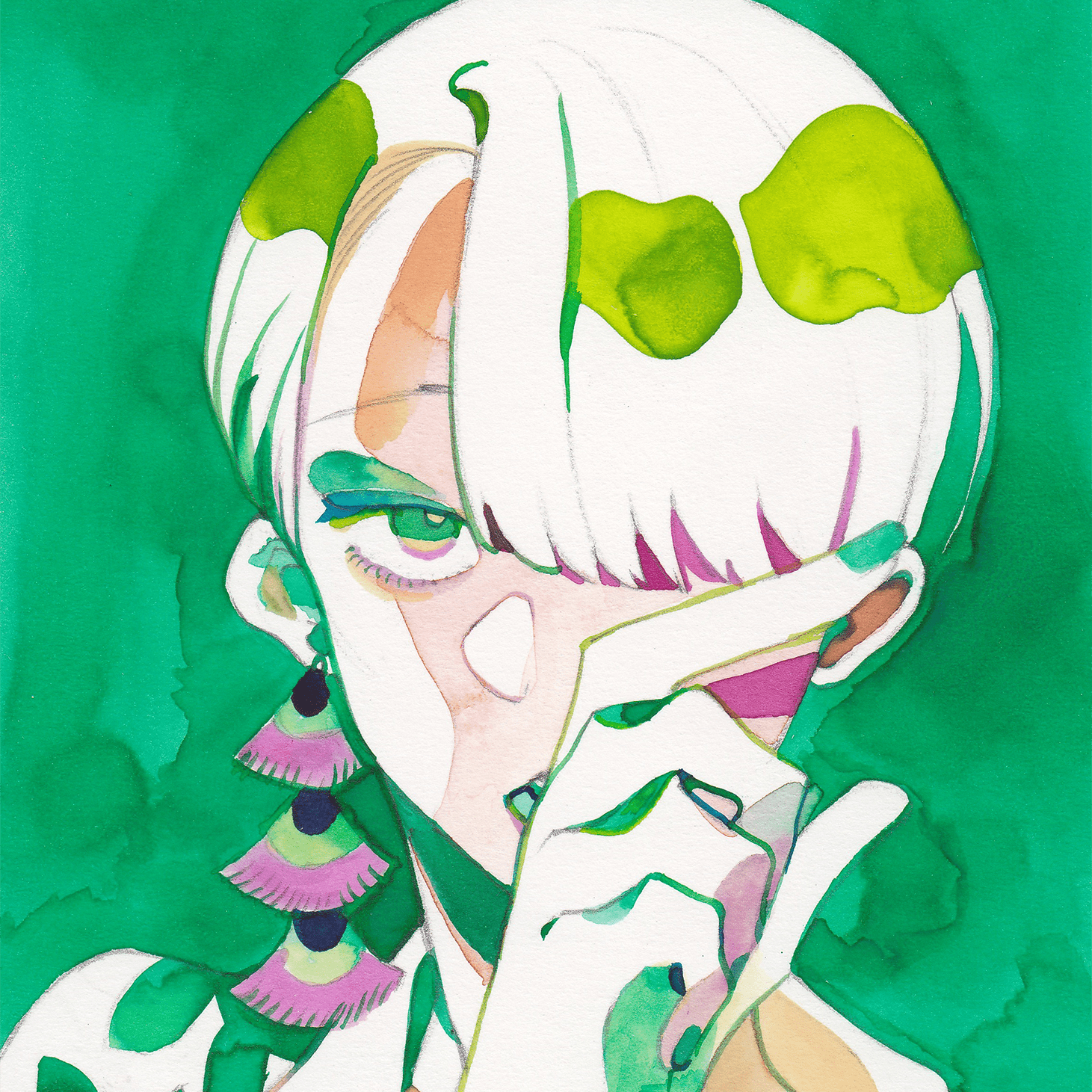 アナログイラスト『G』 by maruco 様 アナログイラスト『G』 by maruco 様