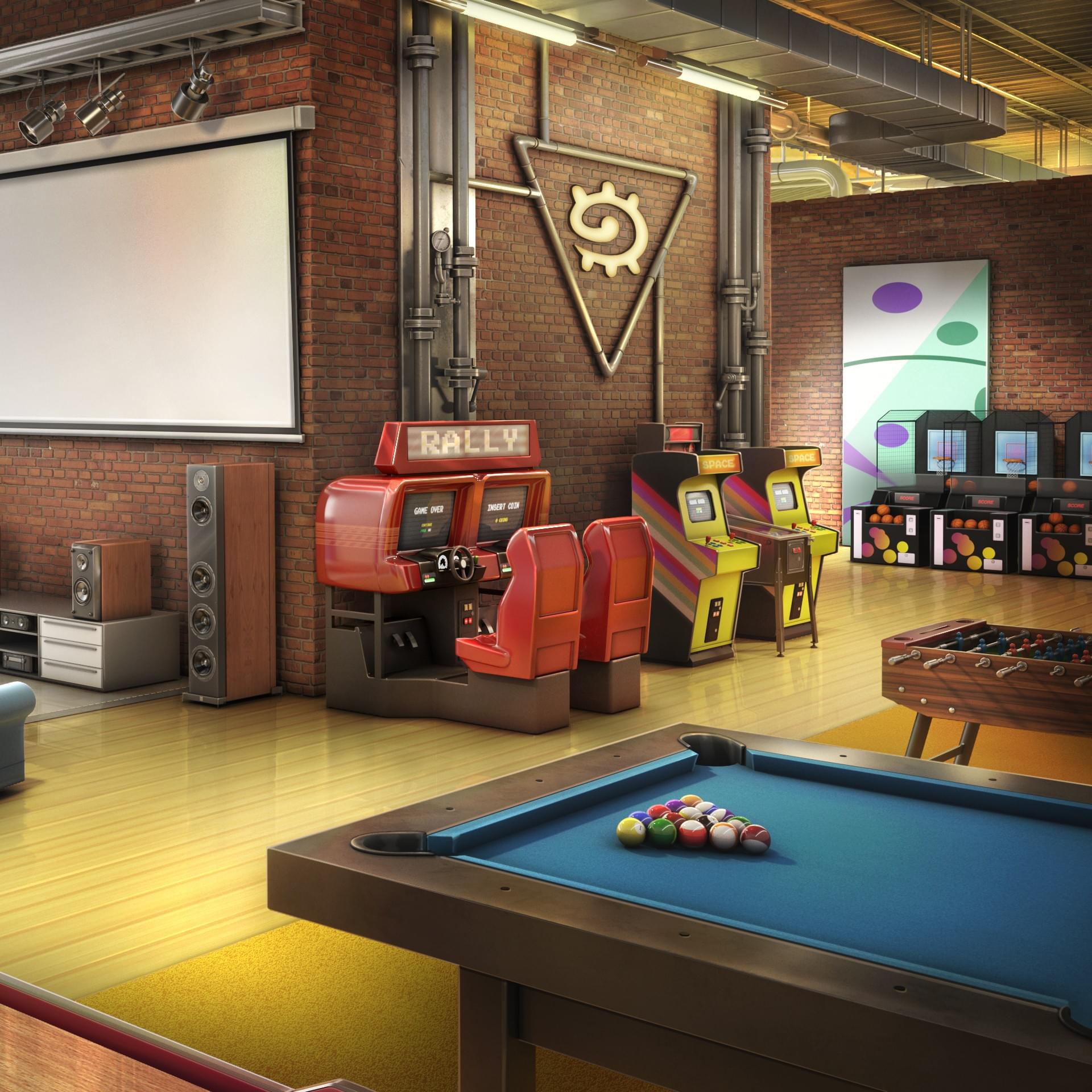 『休憩室(Break room)』by Azot 『休憩室(Break room)』by Azot