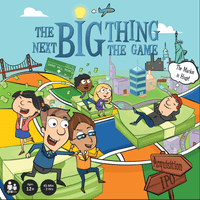 Front of Box, The Next Big Thing, The Game of Entrepreneurship, Startup Board Game