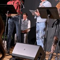 Doc grabbing the drinks!