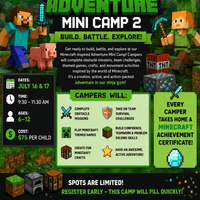 โ๏ธ Minecraft Adventure Camp โ๏ธ Minecraft Adventure Camp