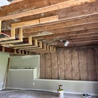 kitchen Waterline busted and had to remove all the drywall kitchen Waterline busted and had to remove all the drywall