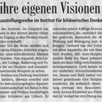 Gabriela Stellino, Kunst im Dialog, Institut für Bildnerisches Denken, 2007 Gabriela Stellino, Kunst im Dialog, Institut für Bildnerisches Denken, 2007