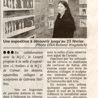 Gabriela Stellino, Dernieres Nouvelles, Colmar, Frankreich, 2002 Gabriela Stellino, Dernieres Nouvelles, Colmar, Frankreich, 2002