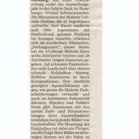 Gabriela Stellino, Gabriela Stellino_Zarte Farb- und Formverwehungen in kleinstem Format_Saarbrücker Zeitung_2006 Gabriela Stellino, Gabriela Stellino_Zarte Farb- und Formverwehungen in kleinstem Format_Saarbrücker Zeitung_2006