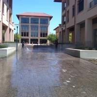 Pressure washing a commercial space -- no job is too big.