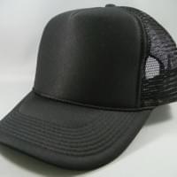 単色メッシュキャップ ブラック