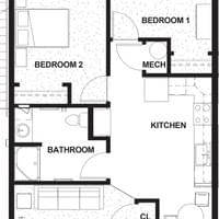 2-Bedroom Layout 2-Bedroom Layout
