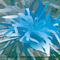 Floral Explosion Blue Floral Explosion Blue