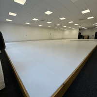 Spacious Brazilian Jiu-Jitsu academy in Peterborough featuring two dedicated mat areas and over 160m² of training space.