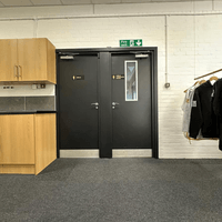 Girls toilet and changing room.
