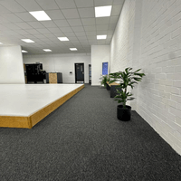 Comfortable seating area allowing parents and visitors to watch classes and training sessions.