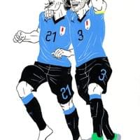 2018.6.25ロシア対ウルグアイ カバーニとゴディン(ウルグアイ) 2018.6.25ロシア対ウルグアイ カバーニとゴディン(ウルグアイ)