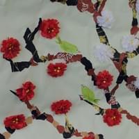 梅の季節 利用者のみなさんと作った壁飾り