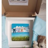 Baby Tile - Washing Line Collection, Mol's Tiles Baby Tile - Washing Line Collection, Mol's Tiles