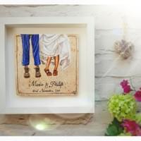 Wedding Tiles- Invitation recreated in clay - Mol's Tiles Wedding Tiles- Invitation recreated in clay - Mol's Tiles