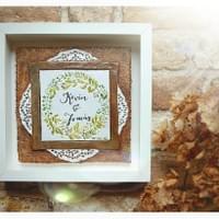 Wedding Tiles- Invitation recreated in clay - Mol's Tiles Wedding Tiles- Invitation recreated in clay - Mol's Tiles