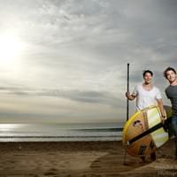 Dan Churchill and Hayden Quinn - Surfing the Menu cooking show