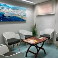 waiting room of the best ent in barcelona