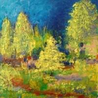 Debra Blake. Encaustic and oilstick on panel.
