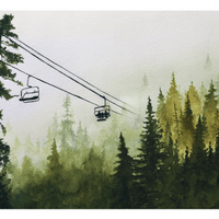 On the lift (11in x14in) On the lift (11in x14in)