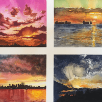 Vancouver Sunsets (11in x14in) Vancouver Sunsets (11in x14in)