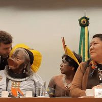 … E nos mobilizamos na Câmara para impedir os ataques do governo Bolsonaro contra os índios … E nos mobilizamos na Câmara para impedir os ataques do governo Bolsonaro contra os índios