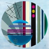 Sliced circles on a blue sky background - HOOPKA 2016 Sliced circles on a blue sky background - HOOPKA 2016
