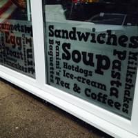 Black Vinyl Backed with Frosted. Black Vinyl Backed with Frosted.