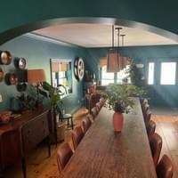 14' Harvest table at The River Farmhouse