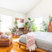 Fresh and rejuvenating bedroom vibes