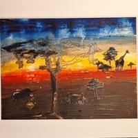N°616 - CREPUSCULE AFRICAIN N°616 - CREPUSCULE AFRICAIN