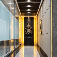 桃園八德電子廠辦走廊與關公神明廳設計 桃園八德電子廠辦走廊與關公神明廳設計