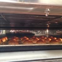 Our first ever brioche bun in the oven