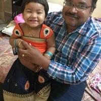 Renee with her new dress (Raja Festival)