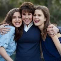 My girls: daughter Karen, wife Dianne and daughter Rachel