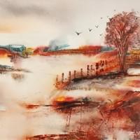 Landscape 2 by Ingrid Renner Landscape 2 by Ingrid Renner