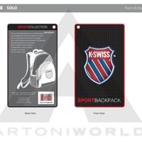 KSWISS SOLO Hang Tag Design KSWISS SOLO Hang Tag Design