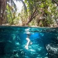 Swimming in Crystal-Clear Kikuletwa Waters Swimming in Crystal-Clear Kikuletwa Waters