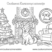 Karácsonyi színező Karácsonyi színező