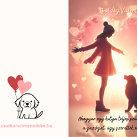 Valentin-napi üdvözlőkártya Valentin-napi üdvözlőkártya