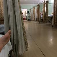 Bed number three in the Dawbiney Women's Ward; my home the second half of our trip.